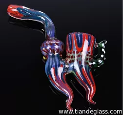 China Delicate Handmade Borosilicate Glass smoking pipe Glass hammer pipes Glass tobacco p017 supplier