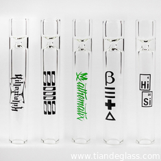 China One Hitter Clear Glass Pipe Smoking Tube Pipe Cigarette Pipe For Tobacco Herb supplier