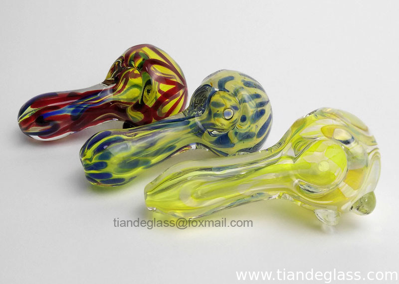 Heady Spoon Pipes 2.9" inch Wholesale Glass Pipes Spoon Dab Pipe