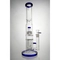 Glass Bong Green/ Blue with Bucket Dome Percolator Oil Rig Bongs18mm Bowl Big Water Pipe supplier