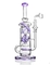 Bongs Smoking Glass Pipes 11.3 Inchs Tall Recycler Dab Rigs Water Bongs With 14mm Bowl supplier