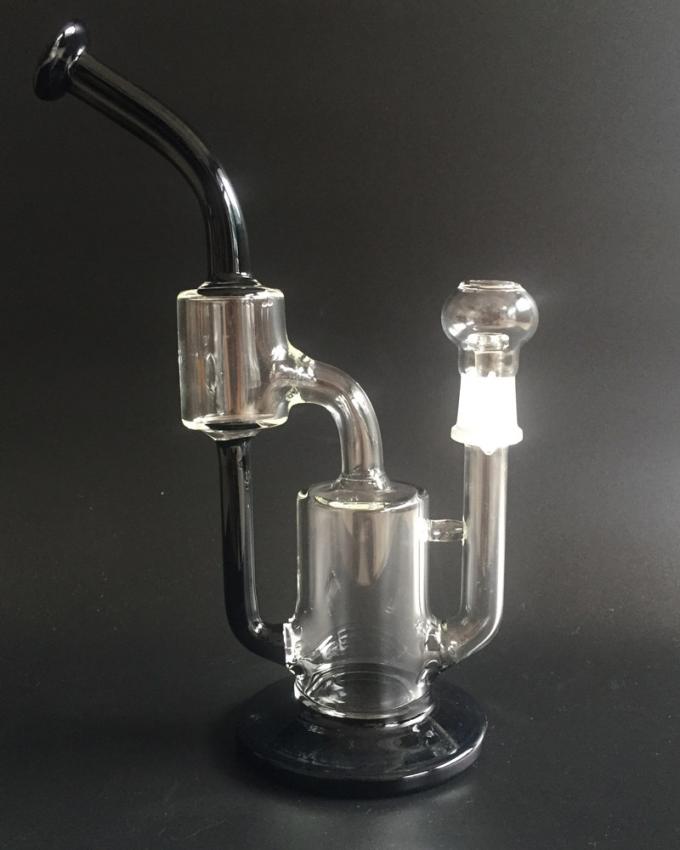 Highquality Cheap Chinese Popular glass water bongs black mouth glass
