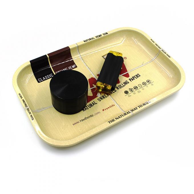 Raw Tray Rolling Tray Metal Cigarette Smoking Rolling Trays Tobacco