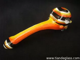 China Delicate Handmade Borosilicate Glass smoking pipe Glass hammer pipes Glass tobacco p004 supplier