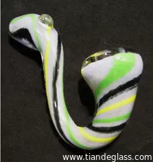 China Delicate Handmade Borosilicate Glass smoking pipe Glass hammer pipes Glass tobacco p009 supplier