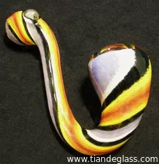 China Delicate Handmade Borosilicate Glass smoking pipe Glass hammer pipes Glass tobacco p011 supplier