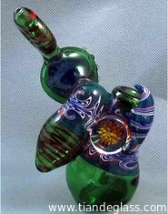 China Delicate Handmade Borosilicate Glass smoking pipe Glass hammer pipes Glass tobacco p020 supplier