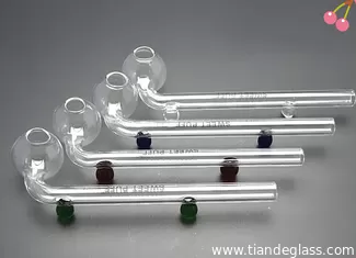 China Delicate Handmade Borosilicate Glass smoking pipe Glass hammer pipes Glass tobacco p025 supplier