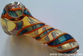 China Delicate Handmade Borosilicate Glass smoking pipe Glass hammer pipes Glass tobacco p035 supplier