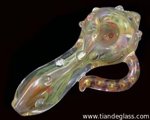 China Delicate Handmade Borosilicate Glass smoking pipe Glass hammer pipes Glass tobacco p040 supplier