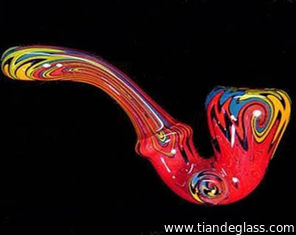 China Delicate Handmade Borosilicate Glass smoking pipe Glass hammer pipes Glass tobacco p045 supplier