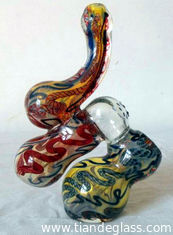 China Delicate Handmade Borosilicate Glass smoking pipe Glass hammer pipes Glass tobacco p014 supplier