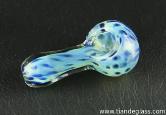 China 2.6 inch spoon glass smoking pipe high quality and low price handmade color hand pipe supplier