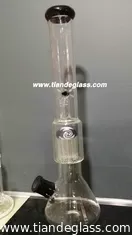 China 2015 New Popular Water Bongs Black Mouthpiece dome perc 10-arm  Ice notches beaker Wp192 supplier