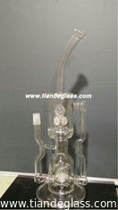 China 2015 Popular Water Bongs Dendritic inline clear UFO diffuser 4 clear mushroom heads  Wp199 supplier