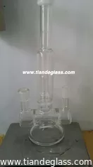 China 2015 Popular Water Bongs white Mouthpiece built-in inline perc two downstem diffuser Wp204 supplier
