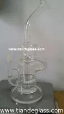 China 2015 new Popular Water Bongs Recycler Oil Rigs shower head perc all clear Wp206 supplier
