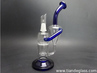 China Clear Cheap Chinese Popular Water Bong diffuser Recycler Oil Rig glass water pipes Wp008 supplier