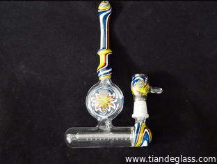 China Color Cheap Chinese Popular color changed Water Bongs glass water pipes Wp010 supplier