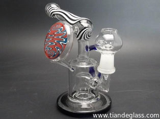 China High-quality color change Chinese Popular glass bongs drum diff perc glass oil rigs Wp016 supplier