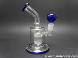 China High-quality Cheap Chinese Popular glass bongs 10 Arms tree perc glass oil rigs Wp024 supplier