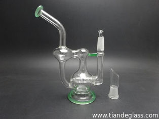 China Color 2015 Popular Chinese cheap Water Bongs Recycler Oil Rigs glass water pipes Wp047 supplier