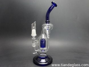 China Color 2015 Popular Chinese cheap Water Bongs Recycler Oil Rigs glass water pipes Wp070 supplier