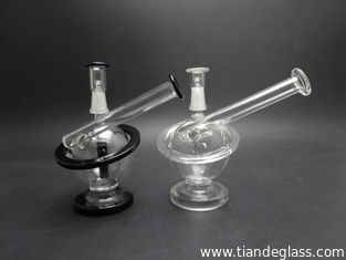 China Clear 2015 Popular Chinese cheap Water Bongs small Globe style glass water pipes Wp077 supplier