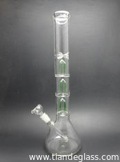 China High-quality Cheap Popular glass bongs 3 4-arms perc beaker water pipe Wp081 supplier