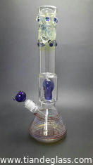 China High-quality color Cheap Popular glass bongs head perc beaker water pipe Wp082 supplier