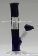 China High-quality color Popular glass bongs splash guard perc water pipe Wp086 supplier