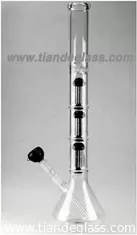 China Best bong for sale glass bongs ice notches 3 3-arms perc buy glass beaker water bong Wp105 supplier