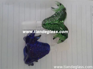 China Double-snake glass water bong bowl Glass water pipes bowl best water bongs bowl WAC112 supplier