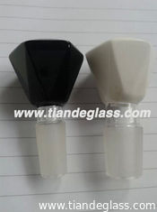 China Black&amp;white glass water bong bowl Glass water pipes bowl best water bongs bowl WAC119 supplier