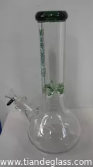 China 9mm Thick Glass Ice Bong Beaker Base 12'' Height 18.8 &gt; 14.5 Joint wp9011 supplier