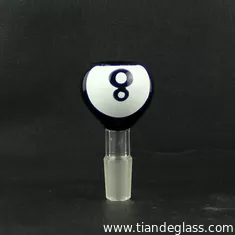 China Glass water bong bowl Glass water pipes bowl best water bongs bowl Black 8 supplier