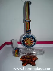 China High-quality Cheap Popular glass water bongs colored oil rigs clear glass water pipe Qy303 supplier