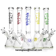 China Herb Tobacco Water Pipe Heady 12'' Bongs Dab Rigs Pipes Bowl Quartz Banger Perc Bubbler Cyclone Herb Tobacco Water Pipe supplier