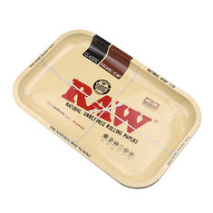 China Raw Tray Rolling Tray Metal Cigarette Smoking Rolling Trays Tobacco Plate Available Smoking Accessories supplier
