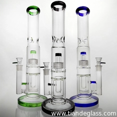 China Thick Glass Bong Dab Rig Water Pipe Bongs Tall Pipes Big Hookah Oil Rigs Heady Bubbler Percolators supplier