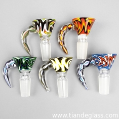 China Glass Slides Bowl Pieces Bongs Bowls Funnel Rig Accessories Ceramic Nail 14mm Male supplier