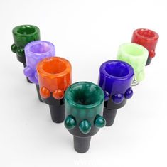 China Male Glass Bowl Slide Colorful Bowls Glass Smoking Accessories for Glass Bongs supplier