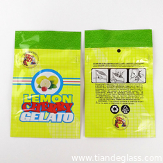 China Empty Mylar Bag Small Resealable Zipper Lemon Cherry Gelato Bags Character Plastic Pouch Dry Flower Packaging Candy Bags supplier