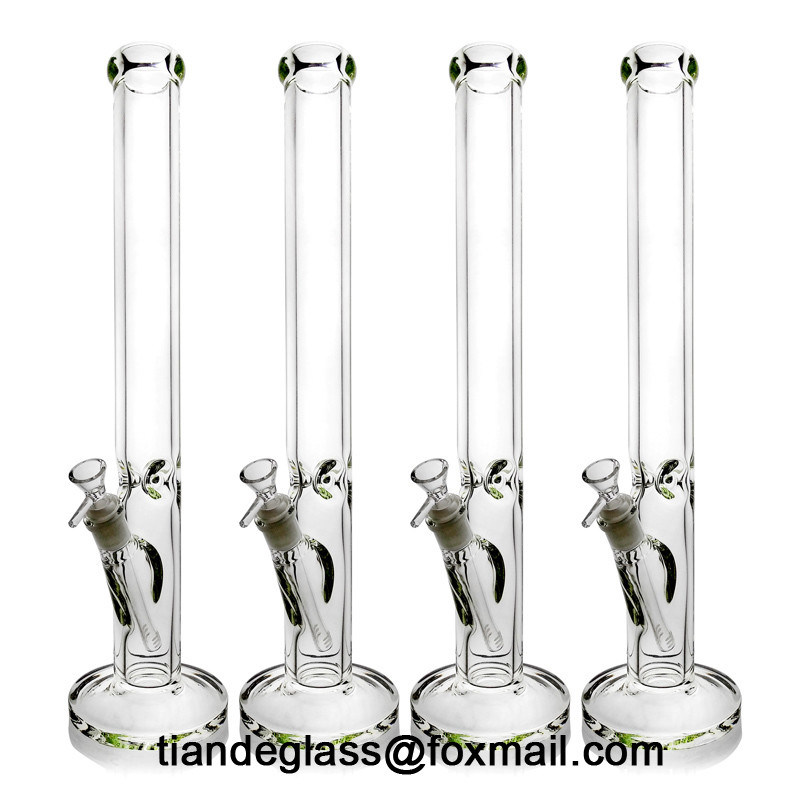 9mm Thick Bong Glass Water Bongs Straight Bong Customized Brand ...