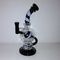 Double Egg Glass Bongs Recycler Oil Rig Glass Water Pipes Colorful Pipes Bongs supplier