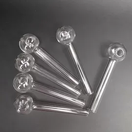 Pyrex Glass Oil Burner Pipe Clear Glass Oil Burner clear Great Tube Glass Pipe Oil Nail Pipe supplier