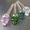 Colorful Great Pyrex 5.5''skull Glass Oil Burner Pipe Thick color Glass for oil rigs glass water pipe supplier