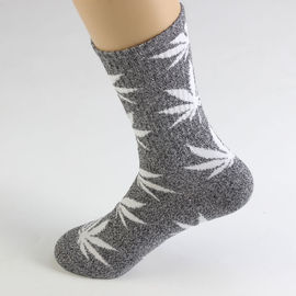 Cannabis Hemp Weed leaves pattern Soft Crew Socks Cotton Comfortable Socks Unisex Wholesale Small Orders supplier