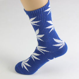 Cannabis Hemp Weed leaves pattern Soft Crew Socks Cotton Comfortable Socks Unisex Wholesale Small Orders supplier