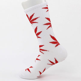 Cannabis Hemp Weed leaves pattern Soft Crew Socks Cotton Comfortable Socks Unisex Wholesale Small Orders supplier